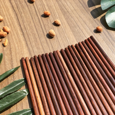 Bộ 10 đôi đũa gỗ trắc DandiHome cao cấp