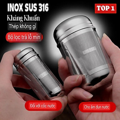 Dụng Cụ Lọc Quả Lọc Trà Thảo quả Inox SUS 316 Quả Lọc Trà Gia Vị Thảo Quả Lỗ Lọc Siêu Mịn Kháng Khuẩn Công Nghệ CNC Cao Cấp ( Hàng Top 1 )