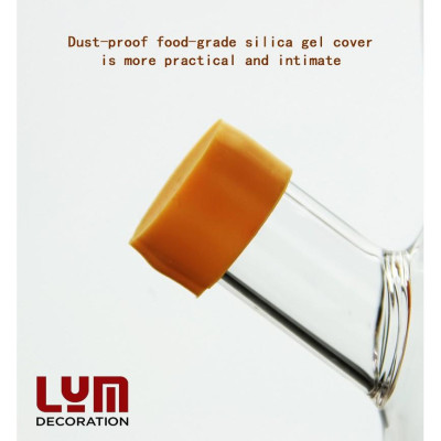 (SẴN) Bình đựng gia vị, dầu ăn, nước mắm thủy tinh 500ml, có chia vạch - Thủy tinh chịu nhiệt k chì cao cấp xuất khẩu