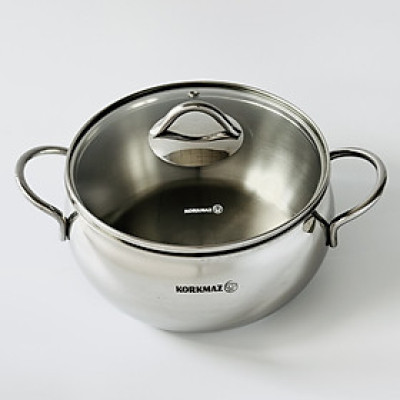 Nồi Inox Korkmaz A1800 - Thân cao - Thổ Nhĩ Kỳ - Hàng Chính Hãng