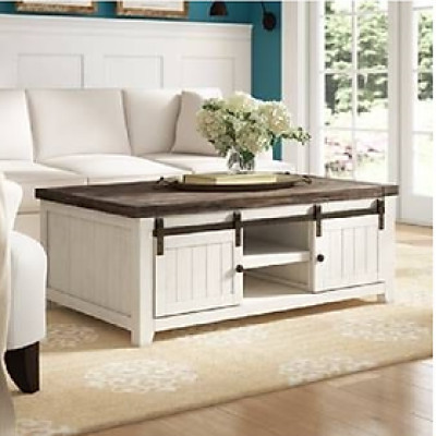 Bàn trà sofa 2 cửa lùa sang trọng Juno Sofa KT Ngang 127 x Sâu 76 x Cao 48cm 