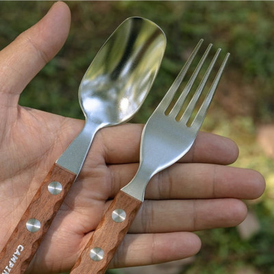 Bộ muỗng nĩa inox Campingmoon CS-23
