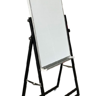 Bảng Flipchart sơn tĩnh điện màu đen 60x100cm-Mặt bảng trắng không ô ly-bảng giá rẻ BAVICO 