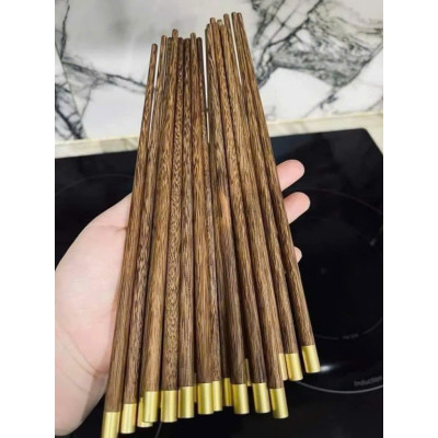 Combo 10 Đôi Đũa Gỗ Tự Nhiên – Chống Nấm Mốc, An Toàn & Vệ Sinh Khi Ăn Uống - HÀNG CHÍNH HÃNG MINIIN