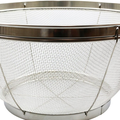 Set 3 Rổ Inox Không Gỉ Pearl Life Đựng Thực Phẩm Đa Năng Hàng Nội Địa Nhật Cao Cấp