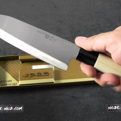 Dao Inox Làm Bếp Tsubazo-Santoku NIKKEN 29.5cm