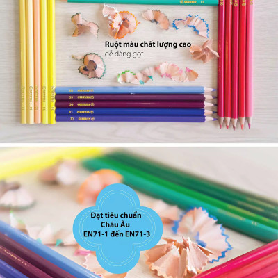 Chì màu STABILO Swan - Xanh Cyan (450)