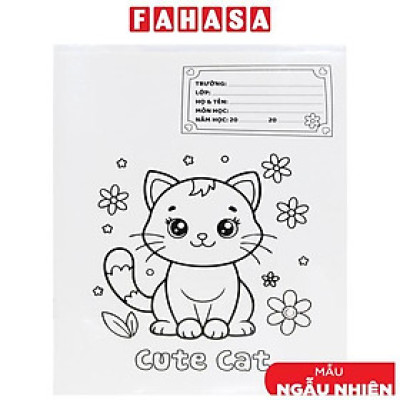 Tập Học Sinh Bìa Mỹ Thuật Cute Cat - 4 Ô Ly - 96 Trang 100gsm - The Sun (Mẫu Bìa Giao Ngẫu Nhiên)