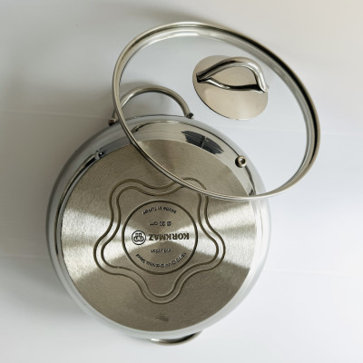 Nồi Inox Korkmaz A1800 - Thân cao - Thổ Nhĩ Kỳ - Hàng Chính Hãng