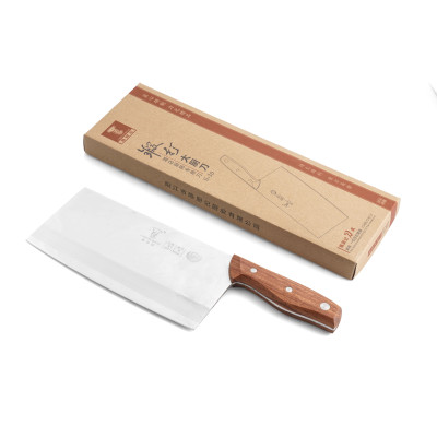 Dao chặt Chinese Cleaver tay cầm gỗ - Inox 420 sắc bén - Cầm chắc tay, chặt thịt đẹp, bề mặt bóng - Cobihome