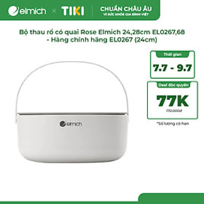 Bộ thau rổ có quai Rose Elmich 24,28cm EL0267,68 - Hàng chính hãng