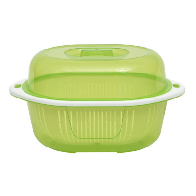 Bộ Rổ + chậu có nắp đậy Song Long - Màu ngẫu nhiên