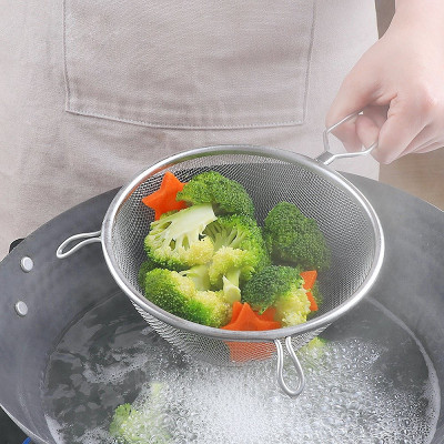 Combo 02 vợt inox trần bún, phở dùng cho quán ăn, nhà hàng  Echo Ø15cm - Hàng nhập khẩu Nhật Bản