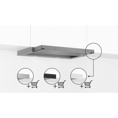 Máy Hút Mùi Bosch Serie 4 DFR067A52, Máy Hút Mùi Âm Tủ, Chất Liệu Thép Không Gỉ, Độ Ồn Thấp, Nhập Đức, BH 12 Tháng, Hàng Chính Hãng