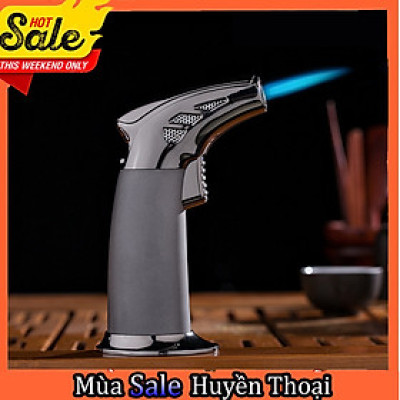 Vỏ Hột Quẹt Bật Lửa Khò 1 Tia Jobon ZB-968 Để Bàn Cao Cấp, Có Khóa Rảnh Tay - Dùng Gas