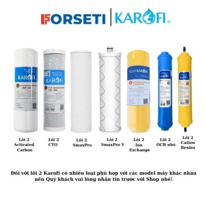 Lõi Lọc RO KAROFI Số 2 - OCP GAC - Than Hoạt Tính