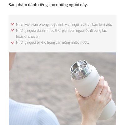 Bình giữ nhiệt Lock&Lock x Việt Nam phiên bản đặc biệt 897ml LHC4160 kèm cọ rửa và ống hút đầu Silicone - JoyMall