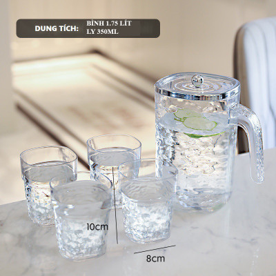 Bình Nước Nhựa Acylic Cao Cấp Phong Cách Mới