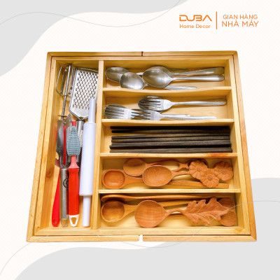 Khay gỗ chia ngăn nới rộng chuẩn xuất khẩu Châu Âu - DUBA (Hàng xuất dư)