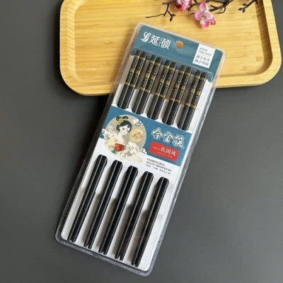 Vỉ 10 Đôi Đũa Kháng Khuẩn 3 Sọc , Hàng Chuẩn Xuất Nhật , Thiết Kế Chống Trượt Được Sử Dụng Phổ Biến Rộng Rãi Ở Nhà Hàng , Khách Sạn , Trong Gia Đình - Hàng cao cấp