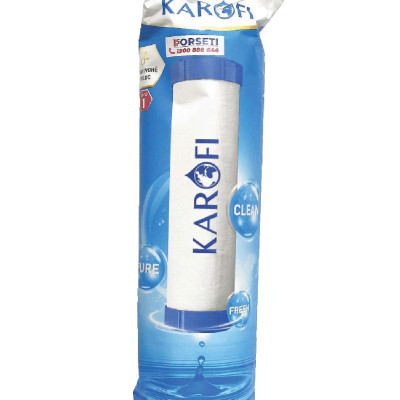 Combo bộ 3 lõi lọc thô 123 (Lõi số 2 OCB T33 nhỏ) và 1 màng RO 50gpd cho máy lọc nước Karofi Ne - Hàng Chính Hãng
