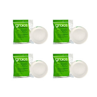 Combo 4 Gói (40 Cái) Dĩa 7 in - Bao Bì Gracz Từ Bã Mía