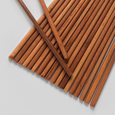 Bộ 10 đôi đũa gỗ căm xe Thăng Long PHUSANG được làm từ gỗ tự nhiên không phủ PU dùng trong nhà hàng khách sạn và bàn ăn