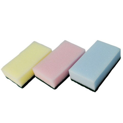 Set 03 miếng mút rửa chén kiêm cọ xoong nồi có độ thấm hút cao & Giá đựng 2 ngăn Sanada có núm thít chân không - Hàng nội địa Nhật Bản.