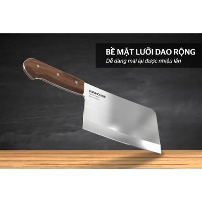Dao chặt xương thép nguyên khối Sunhouse KS-KN200CS