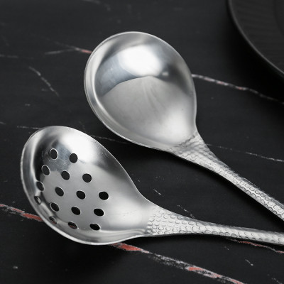 Thìa muỗng vá mui chất liệu inox không gỉ cao cấp phù hợp ăn lẩu và các món nước 