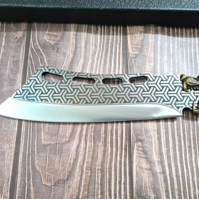 DAO BẾP , DAO CHẶT THÉP KHÔNG RỈ CAO CẤP MÃ A7 TR12 NTVN top