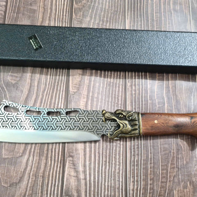 DAO BẾP , DAO CHẶT THÉP KHÔNG RỈ CAO CẤP MÃ A7 TR12 NTVN top