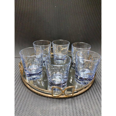 Bộ 6 ly thủy tinh chịu nhiệt uống nước trơn trắng