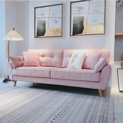 Ghế sofa băng phòng khách dài 1m8 bọc nhung tặng kèm gối