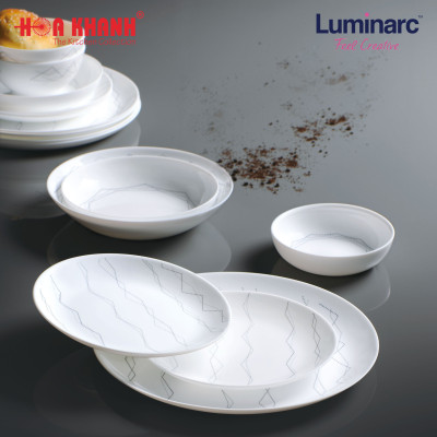 Tô Thủy Tinh Luminarc Marble 18cm đựng thức ăn, kháng vỡ, cường lực - 1 cái - P3756