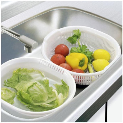 Bộ thau rổ 2 trong 1 đa năng Sanada 5.3L hàng Made in Japan