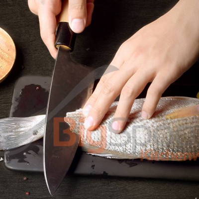 Dao Inox Làm Bếp Tsubazo-Santoku NIKKEN 29.5cm