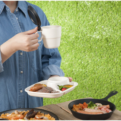 Ly nhựa cao cấp có nắp chống tràn Inomata hàng nội địa Nhật Bản