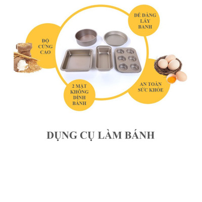 Khuôn Làm Bánh Với Chất Liệu Cao Cấp
