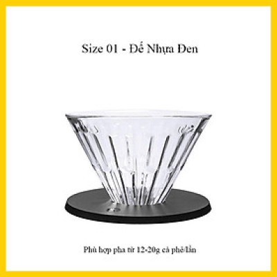 Phễu V60 Timemore | Chất liệu thủy tinh