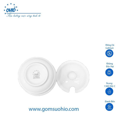 Lọ Đường Sứ Trắng OHIO