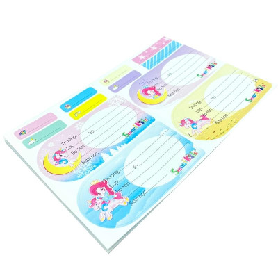 Nhãn Vở Smart Kid Unicorn LB01 (20 Nhãn Vở)