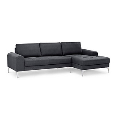 Sofa Góc L-concept Juno Sofa 289 x 151 x 90 x 85 x 50 cm (Đen)