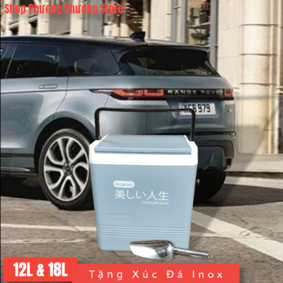 HÀNG CAO CẤP > HÀNG XUẤT NHẬT / BÌNH GIỮ NHIỆT / PHÍCH ĐỰNG ĐÁ 12L VÀ 18L ( TẶNG XÚC ĐÁ INOX ) 