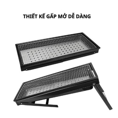 Lò nướng kéo ngoài trời Suncojia tặng dụng cụ hỗ trợ, giá nướng than gỗ, có thể gấp gọn và di động