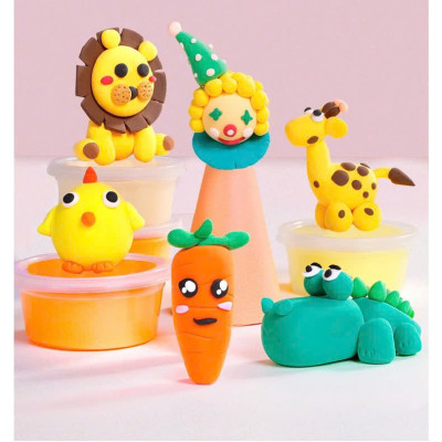 Đất Nặn 24 Màu Nhiều Chất Liệu An Toàn Cho Bé Có Kèm Bộ Dụng Cụ Cắt Học Tập Sáp Nặn Bột Nặn Sản Phẩm Đất Sét Tự Khô Siêu Nhẹ