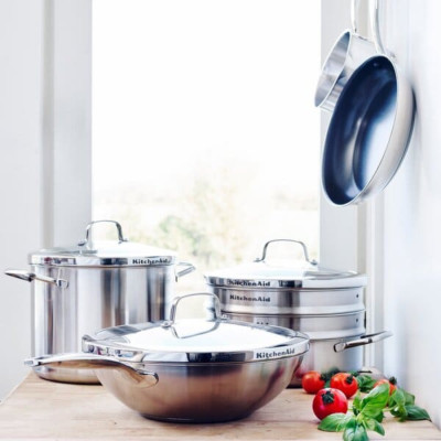 Chảo Xào Wok Kitchen Aid 30cm