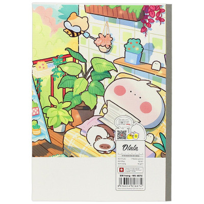 Tập Haplus Olala - Kẻ Ngang - 200 Trang 70gsm - Hải Tiến 6874 (Mẫu Bìa Giao Ngẫu Nhiên)