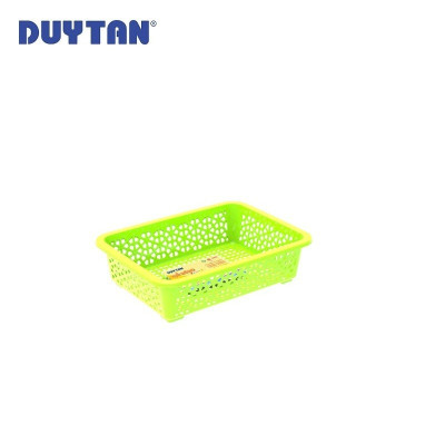 Combo 5 Rổ Nhựa Chữ Nhật Bông Duy Tân ( Mã 576) (Nhiều Màu) | TriTin