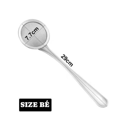 Dụng cụ Vợt dây lưới lọc bột lọc cặn cho dầu ăn và vớt hớt bọt loại lớn đáy sâu inox 304 cao cấp ( có nhiều size )